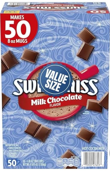 Milk Chocolate Hot Cocoa Mix Packets (50 Pack)