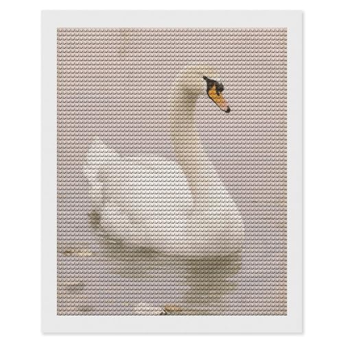 Peinture diamant cygne vintage kit anti-stress complet pour décoration murale 5D