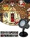 Price comparison product image TEDD Christmas Projector Lights Waterproof Led Landscape Lamp Decorations Moving Snowflake Spotlight Star Shower Indoor Outdoor 12 Replaceable Lens for Xmas Party Garden House Home Wall
