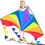 Large Delta Kite for Kids & Adults,Extremely Easy to Fly...