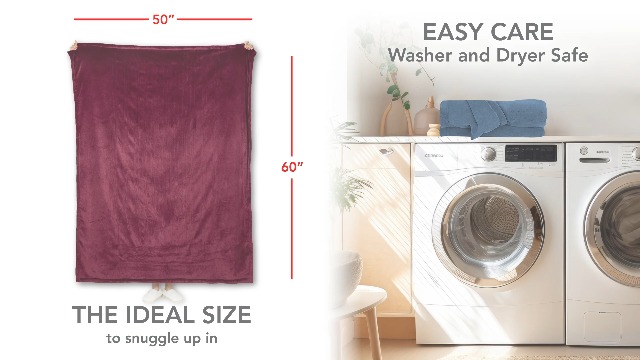 Amazon.com: Sunbeam Electric Throw, Soft, Warm, Flannel Heated