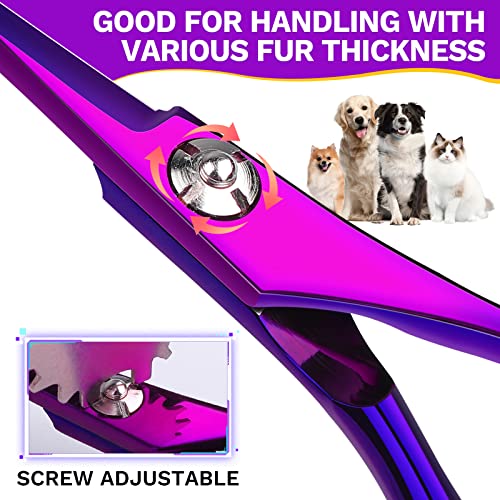 Jason 45 Dog Grooming Scissor  Professional Straight Shear with Round Tips Japanese Stainless Steel Scissors for Dogs Cats and Other Pets  Cucciolini Doodles Jason 4 5 dog grooming scissor  professional straight shear with round tips japanese stainless steel scissors for dogs cats and other pets   cucciolini doodles