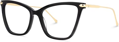 Miniatura 6 de Zeelool Hilary FX0206 - Gafas de gran tamaño con bloqueo de luz azul para mujer, lentes de mariposa con montura transparente