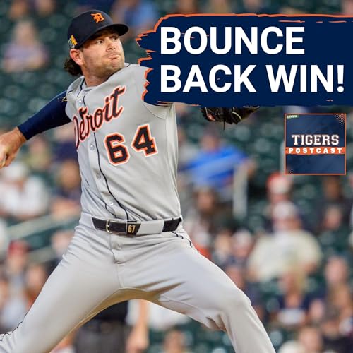 TIGERS POSTCAST: BOUNCE BACK! Detroit Tigers BEAT Kansas City Royals, End 4-Game Losing Skid Podcast Por arte de portada