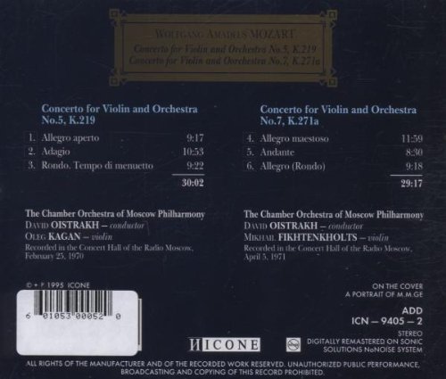 Concertos 5 und 7 für Violine und Orch