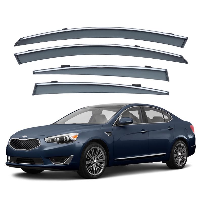 Deflectores de aire KIA K7 VG para viajar cómodo con lluvia o sol