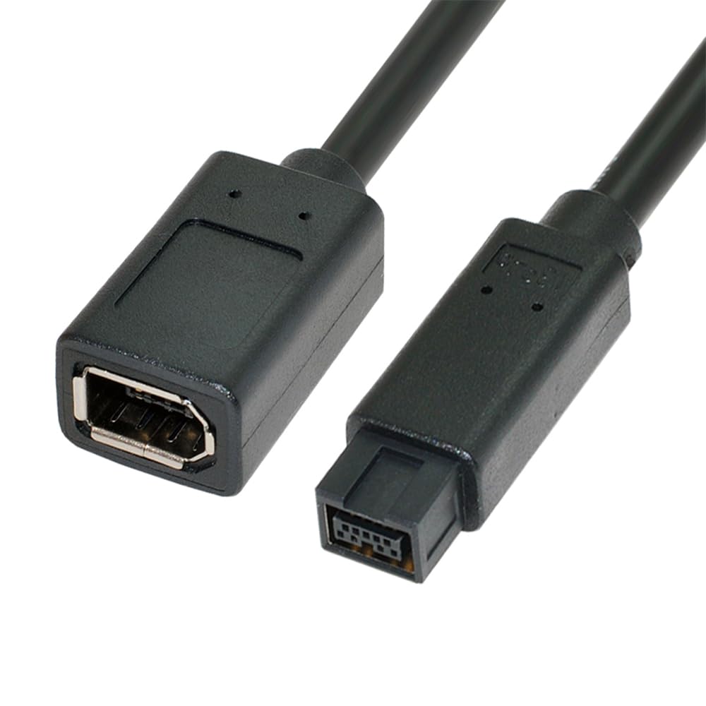IEEE 1394 6Pin Femmina a 1394b 9Pin Maschio Firewire 400 a 800 Cavo 20cm