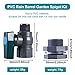 Sanpaint PVC Rain Barrel Diverter Kit, 3/4 Inch Rain Barrel Valve, Rain Barrel Spigot Kit with Bulkhead Fitting Adapter for Water Tanks, Aquariums, Tubs, Pools