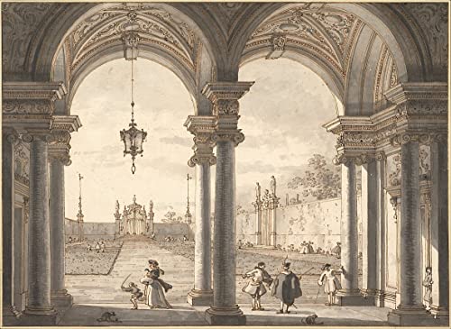 Peinture murale Antonio Canal : l'art baroque haut de gamme