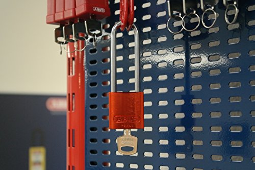 Image of Lockout Padlock, Keyed Alike, Aluminum, Orange, 3 in Shackle Height, 1 1 /2 in Body Width - 1 Each