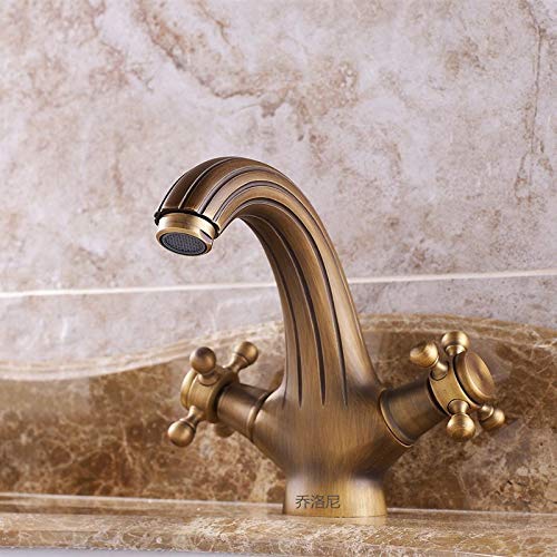 Robinet de cuisine et lavabo eau chaude froide style ancien avec mousseur