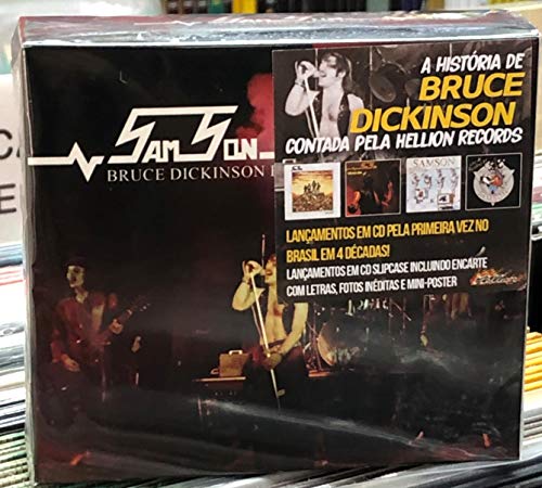 CD BOX - SAMSON - BRUCE DICKINSON ERA (4 CDS/NOVO/LACRADO)
