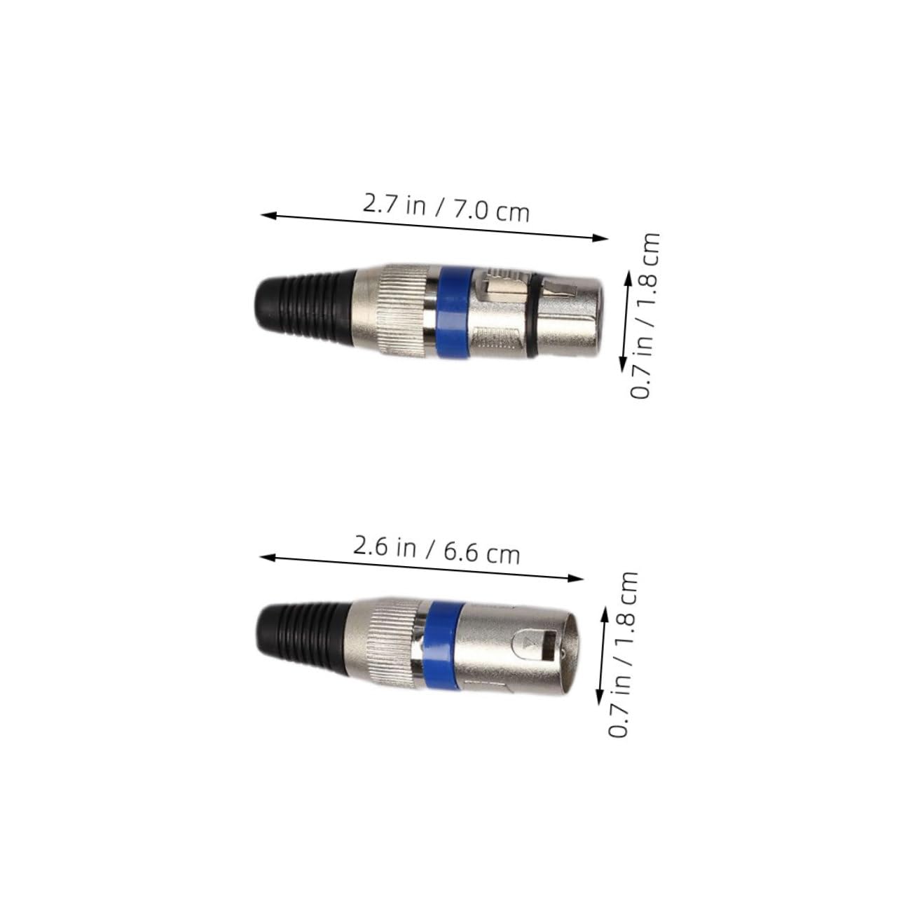 BESTonZON 10stücke XLR-mikrofonanschluss XLR-buchse Audioadapter für Kabel Stereo-mikrofonadapter Stecker für Klare Tonübertragung