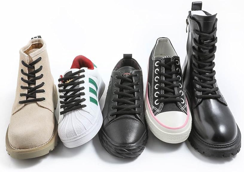 Image of WISDOM Round Oval Shoe Athletic Shoe Laces for Sport /Running Shoes