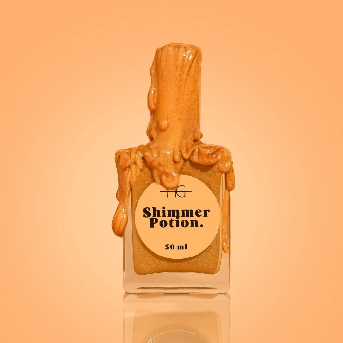 Shimmer Potion Suchy Olejek miodowy, nawilżający i błyszczący olejek do ciała i twarzy (brązowy odcień, 50 ml)
