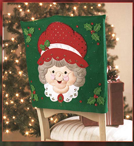 Kit de décoration de chaise en feutre Bucilla Mme Claus 84858