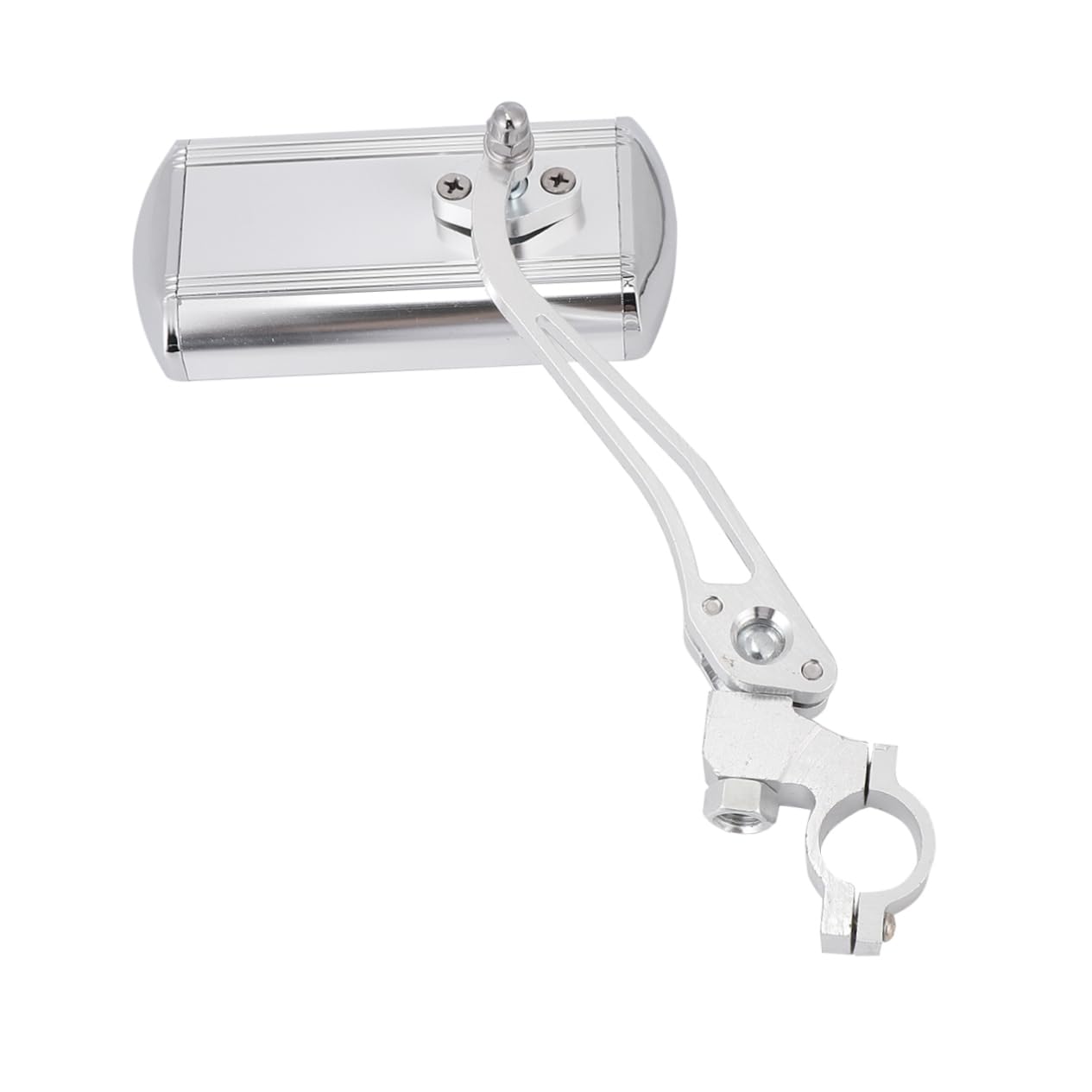 ibasenice 2pièces Miroir De Vélo Aluminium Alliage Avec Rotatif Rétroviseur Unilatéral Pour Guidon Accessoires Vélo De Montagne Route
