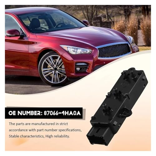 Interrupteur de commande de siège électrique avant gauche débloquer réglage Maxima 87066-4HA0A - 3