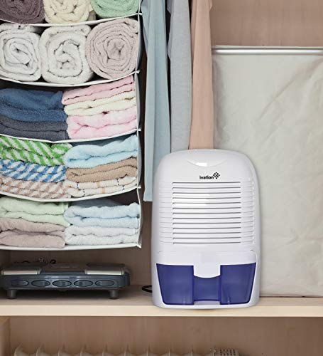 Ivation Gdm30 Powerful Mid-Size Thermo-Electric Dehumidifier - Quietly Gathers Up To 20Oz. Of Water Per Day - For Spaces Up To 2,200 Cubic Feet (Renewed) #TOP5
