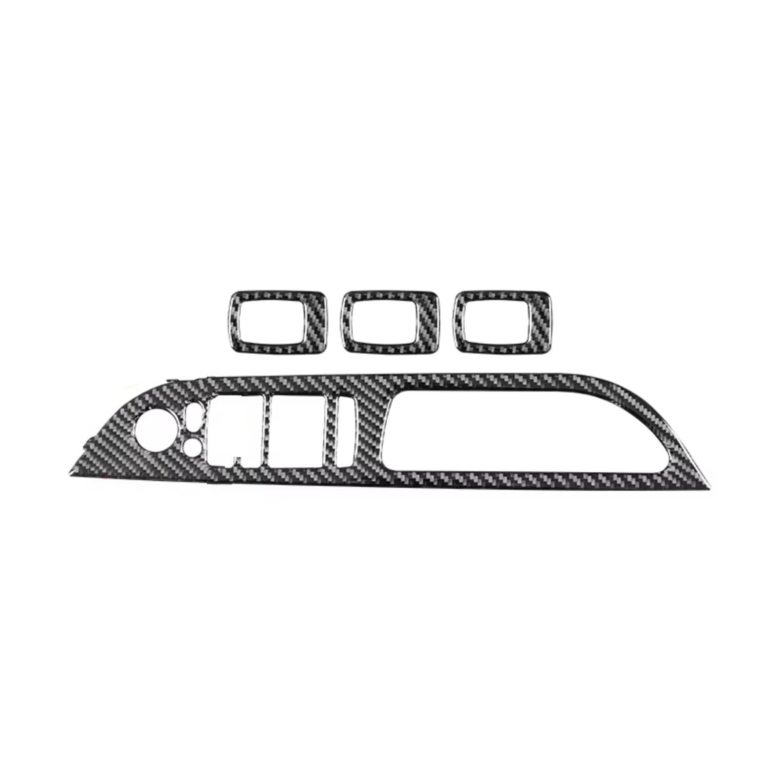 Amxaqjc Lhd C Car Interior Moulding Trim For Bmw 5 Series E60 2005-2010 Car Accessories Interior Car Windows Lifting Control Panel Trim Cover Frame Stickers(Lhd C)