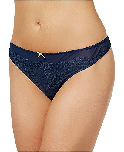 Heidi by Heidi Klum French-Cut Lace Thong, Dress Blue, Small