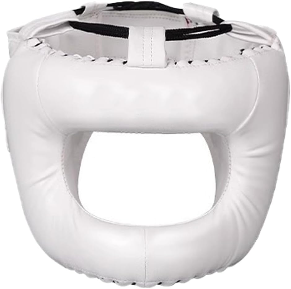 Full Face Kick Boxing Helmets PU Leather Comfortable for Men Adult Martial Art Headgear Protector