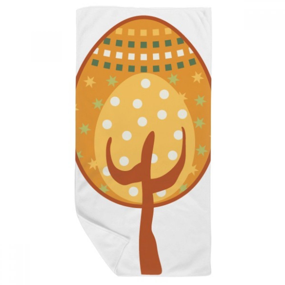 Serviette de bain de Pâques multi-usage 35x70cm gant de toilette doux pour visage