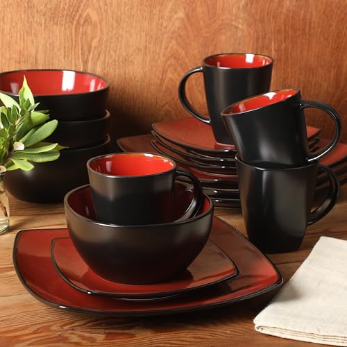 Gibson-Soho-Lounge-Square-Reactive-Glaze-Dinnerware-Set-Red-Service-for-4-16pcs