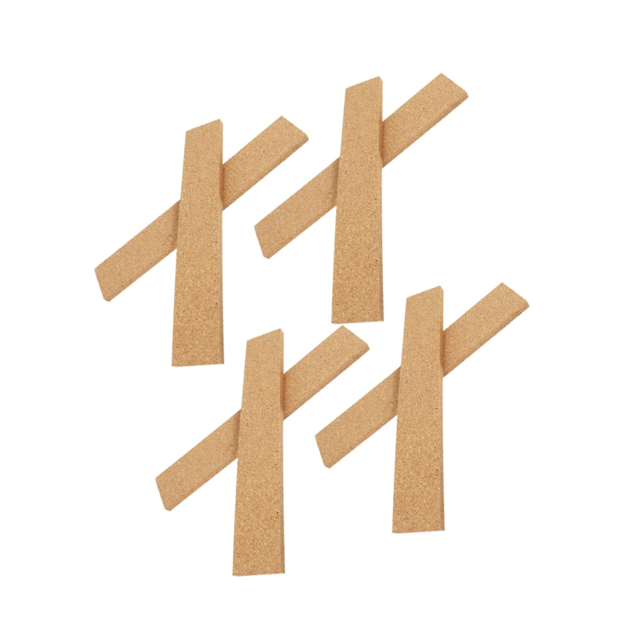 Angoily Cork Bulletin Bars Strips Cork Board Strips Cork-Wall Memo Board Strip for Home Office