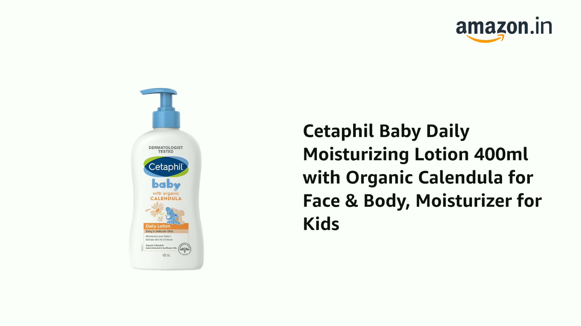 Image of Cetaphil Baby Daily Lotion with Organic Calendula for