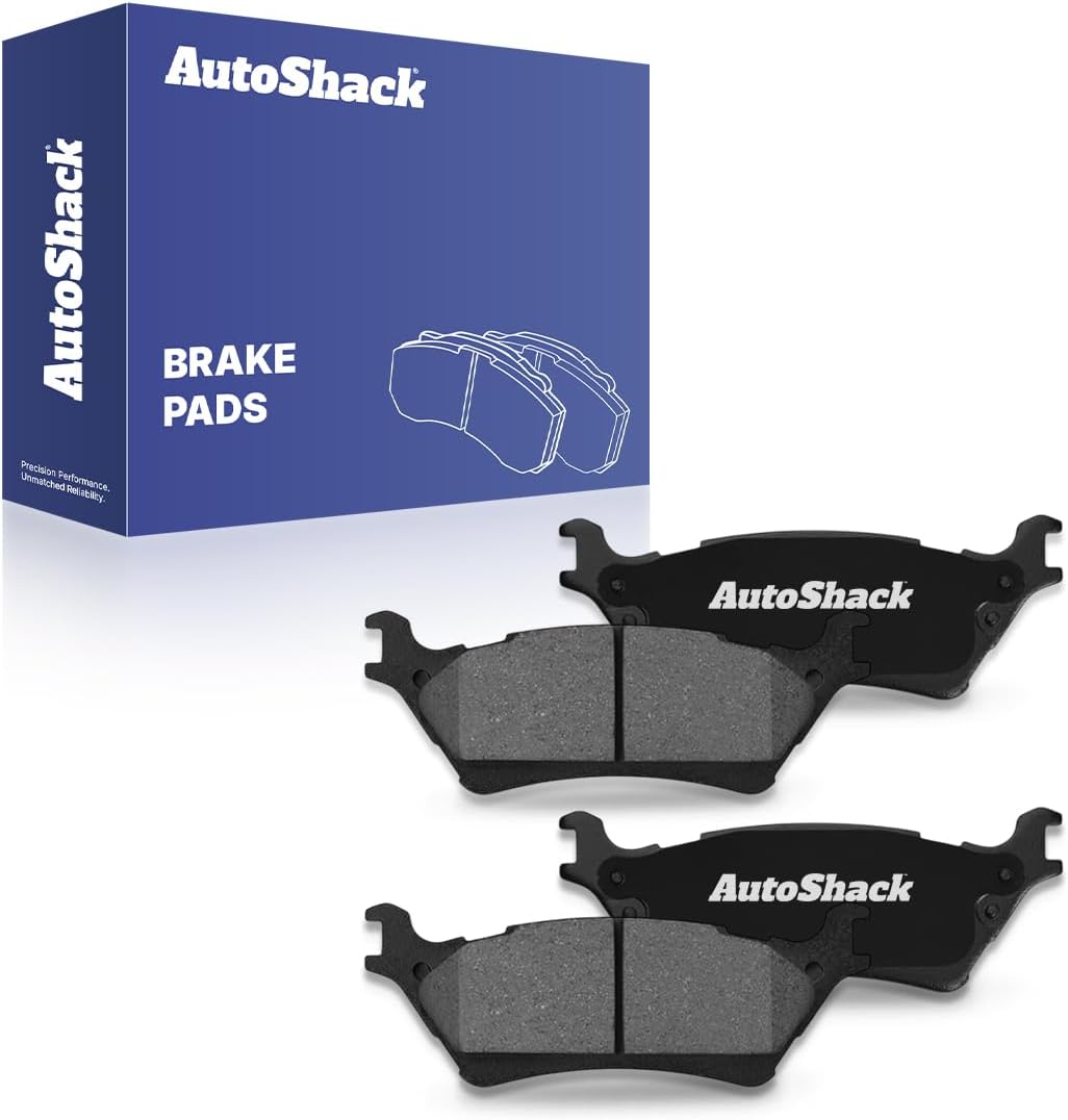 AutoShack Rear Ceramic Brake Pad Set Replacement for 2012-2018 Ford F-150 4-PC