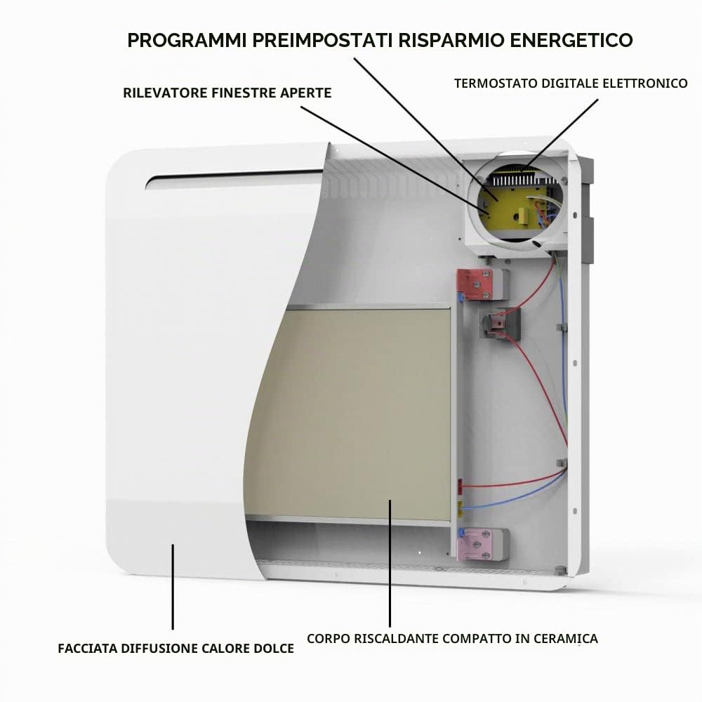 Radiatore elettrico 1000W ROSWELL
