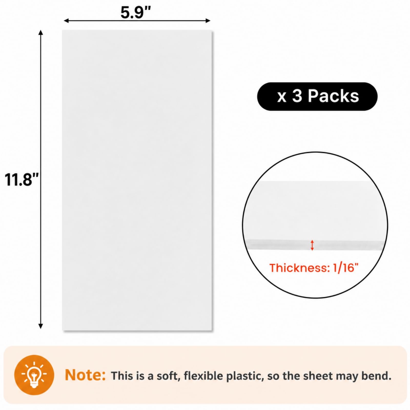PTFE Sheets - 3 Pack, Heat Resistant & Non-Stick -2