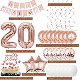 Zoom IMG-1 decorazioni 20 anni compleanno donna