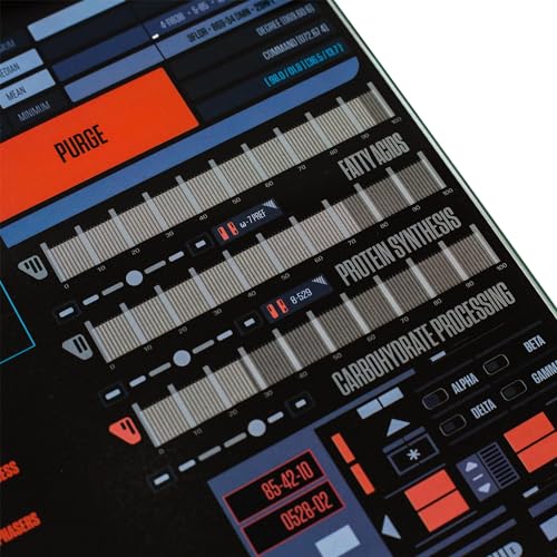Tabla de cortar de vidrio Star Trek Picard LCARS 16x12 in miniatura 3