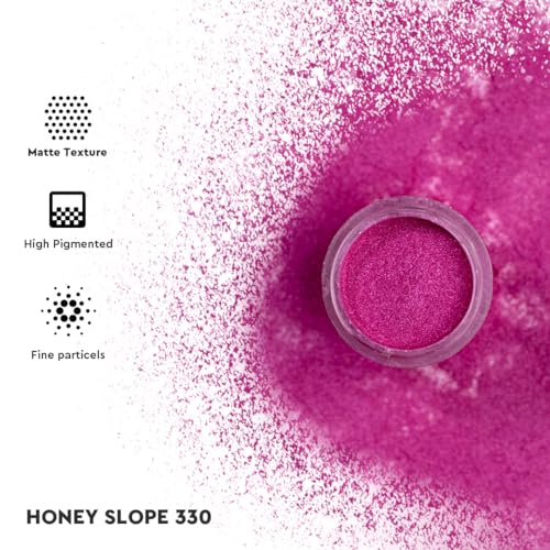 Image of C2P Pro Eyeshadow Pigment for Eye Makeup - 2g | Long-Lasting and Highly Pigmented Loose Precious Pigments with Metallic Effect | Cosmetics For Women and Girls (Honey Slope 330, 02 Gram)