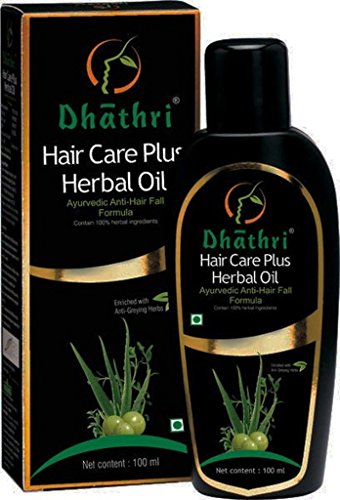 Dhathri Hair Care Plus herbal oil 100ml by Dhathri (Pack of 2)