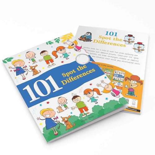 Image of 101 Spot the Differences: Fun Activity Book for Children | Improve Observation & Concentration | Ages 5-9 | 3+ Hours of Engaging Puzzles
