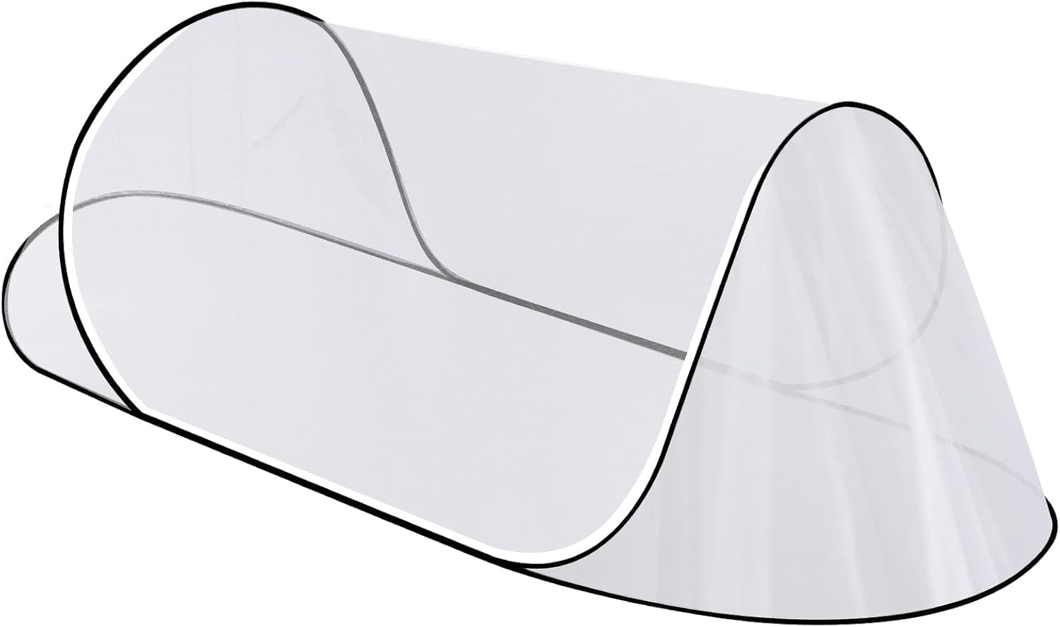 QiSino 78 * 31 * 23 Inch Large Pop Up Mosquito Net, Portable Foldable Mesh Tent, Breathable Lightweight Mosquito Net Tent for Bed Camping Travel Patio