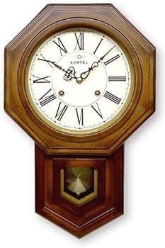 Amazon.co.jp: さんてる 日本製 八角渦ボン振り子時計(ローマ文字 Amazon.co.jp: さんてる 日本製 八角渦ボン振り子時計(ローマ文字