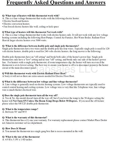 Stelpro SWT2F Thermostat - Image 4