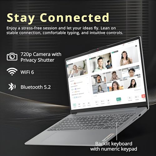 Lenovo Ideapad Slim 3 Laptop for Student & Business with Microsoft Office, Backlit Keyboard, AMD Ryzen 5 5625U (Beats Intel i7-1260U), 15.6" FHD Display, 16GB RAM, 512GB SSD, Windows 11 Pro, WOWPC USB - Image 6