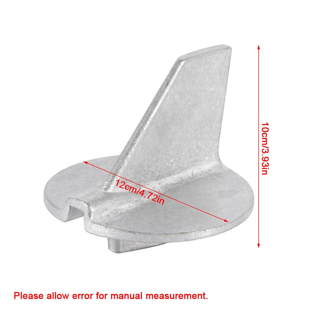 Anodo sacrificale per motore fuoribordo, ricambio resistente per 6E5-45371-01, compatibile con Yamaha 115HP-225HP, assorbe la corrosione e protegge l'azionamento, ricambi per pinne marine