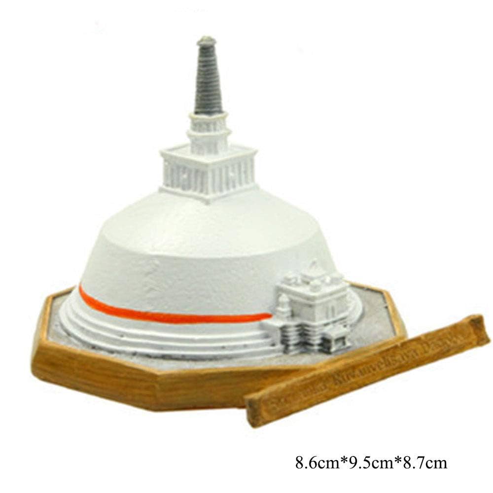 Amazon.co.jp: スリランカ仏舎利塔の彫像人工世界の有名な建物