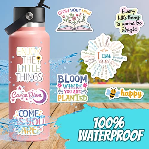 image for Puraesla 300PCS Affirmation Stickers, Holographic Motivational Sticker