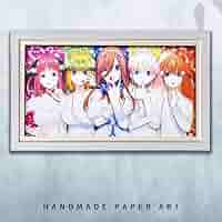 五等分の花嫁　中野　一花 二乃 三玖 四葉 五月 壁掛け立体絵ペーパーシアター Amazon.co.jp: 五等分の花嫁 中野 一花 二乃 三玖 四葉 五月