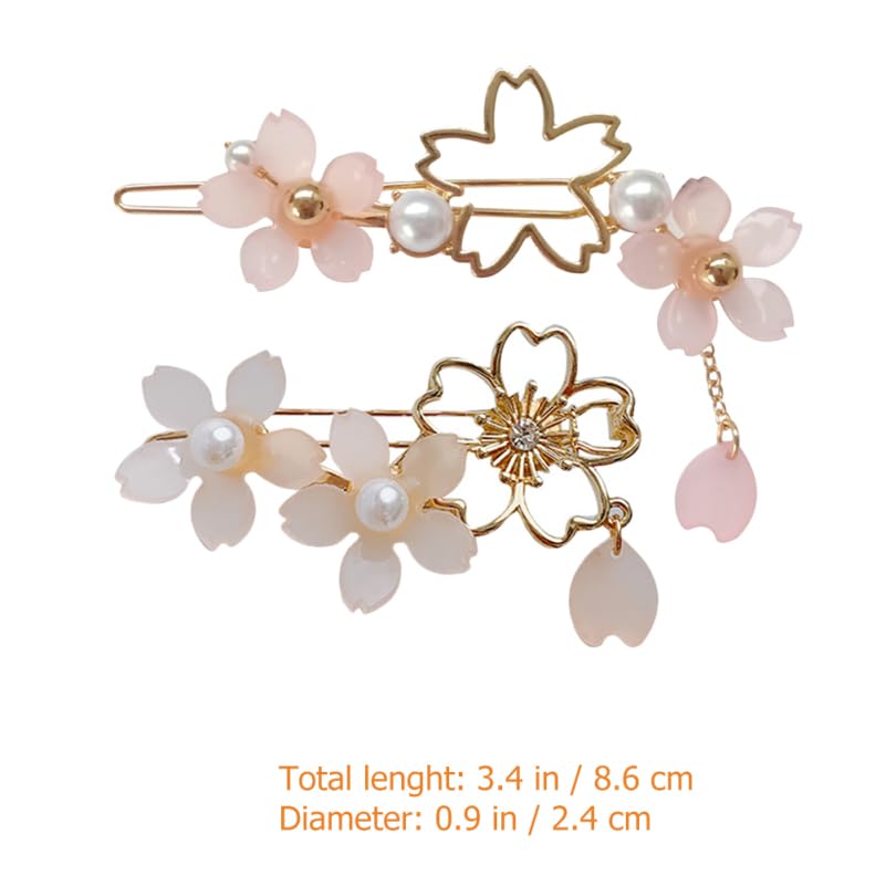 Amazon | FRCOLOR 桜 ヘアピン 2個セット 可愛い 桜の形 ヘア