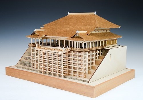 Amazon | ウッディジョー 1/150 清水寺 本堂・舞台 木製建築模型 組立