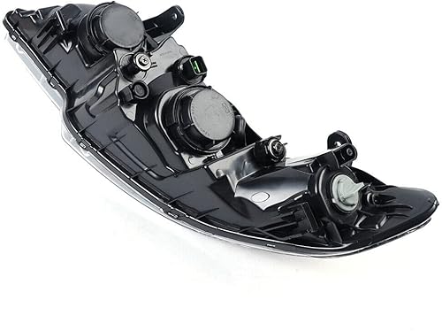 Miniatura 6 de 2010 2011 2012 2013Kia Forte & Koup Forte Conjunto de faros delanteros izquierdo del lado del conductor Faros delanteros halógenos carcasa negra OEM