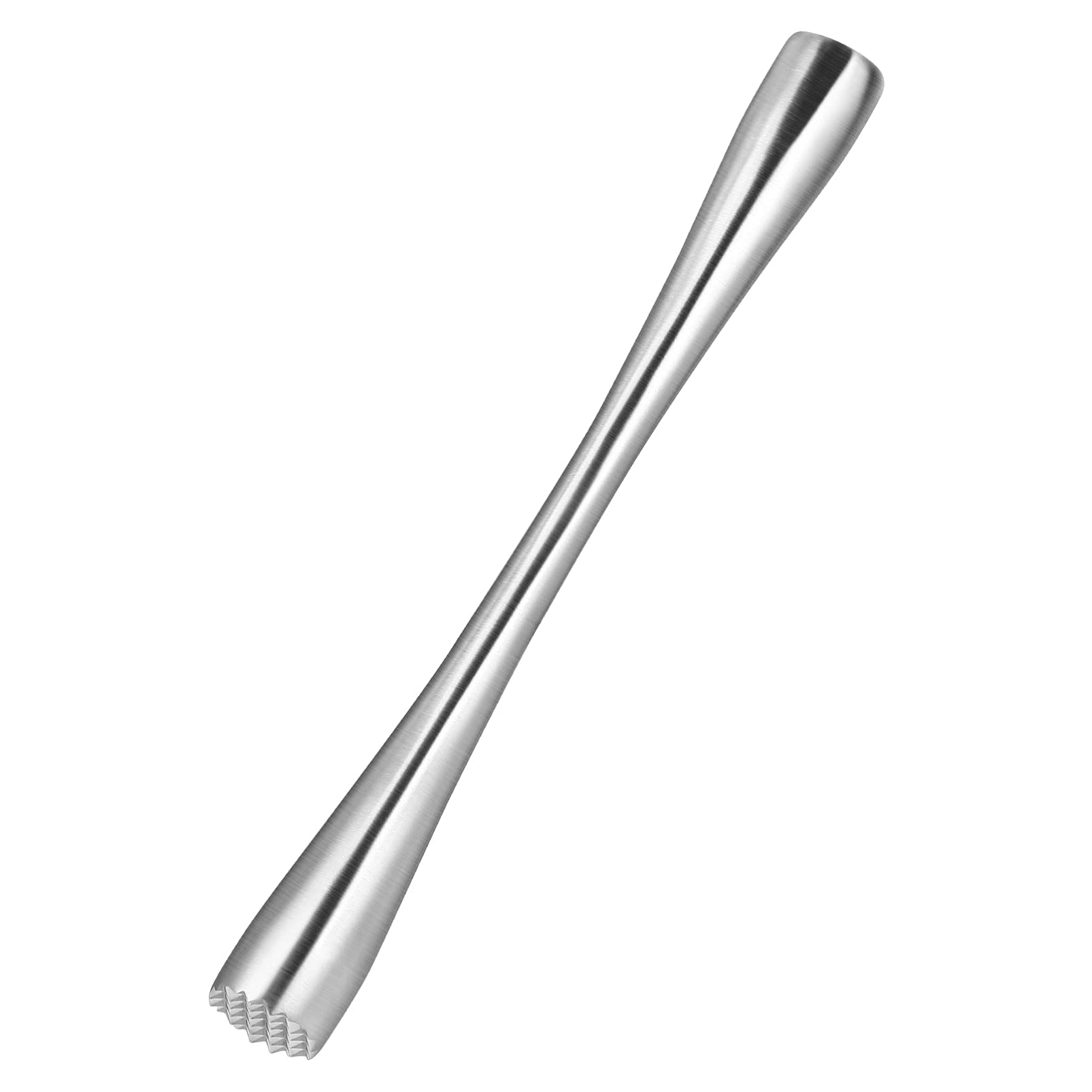 Hemoton Stirrers Tool Stainless Steel Muddler Mojitos Cocktails Margaritas Muddler Masher for Home Bar Bartender Fruit Crusher T